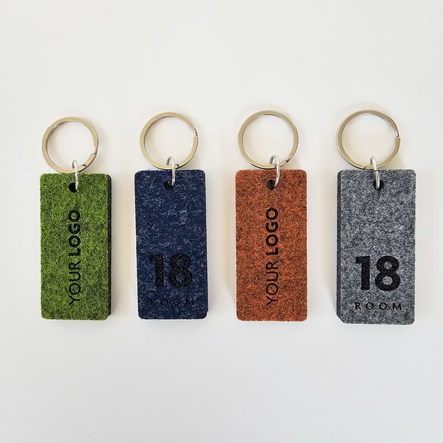 Raktų pakabukas viešbučiams iš veltinio. Nr. 3 3