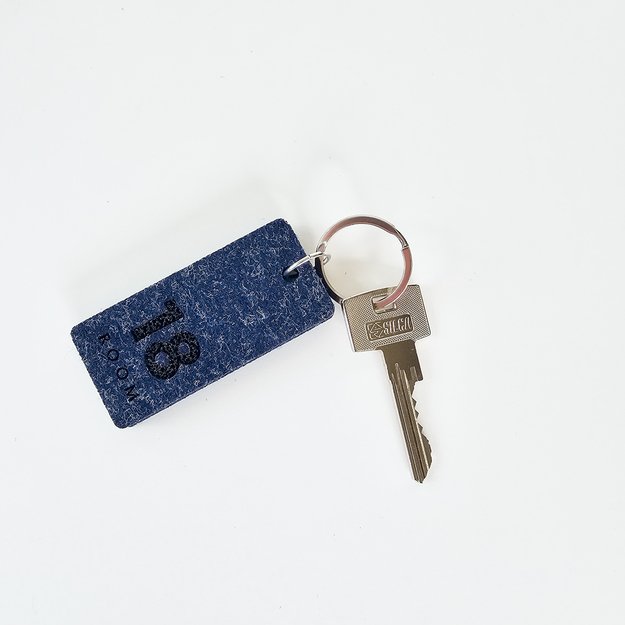 Raktų pakabukas viešbučiams iš veltinio. Nr. 3 10