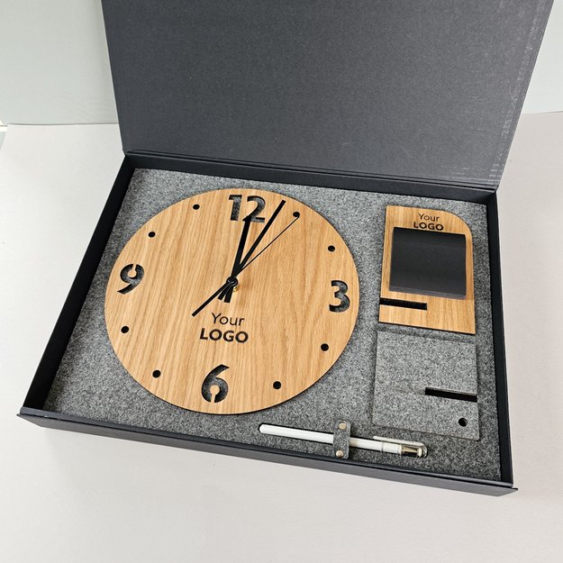 Dovanų rinkinys „Laikrodis + Stovelis užrašams. Nr. 1“ 5