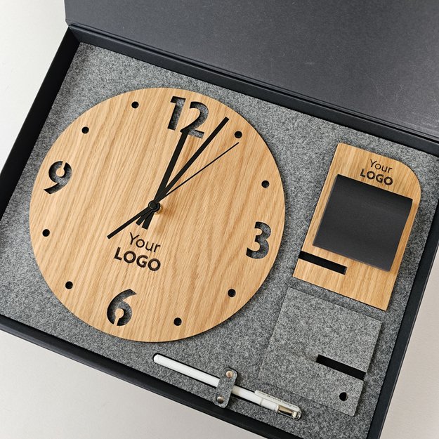 Dovanų rinkinys „Laikrodis + Stovelis užrašams. Nr. 1“ 6
