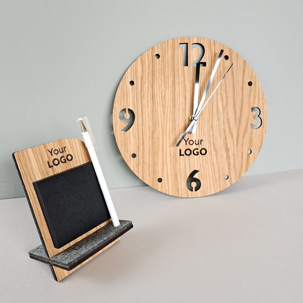 Dovanų rinkinys „Laikrodis + Stovelis užrašams. Nr. 1“ 9