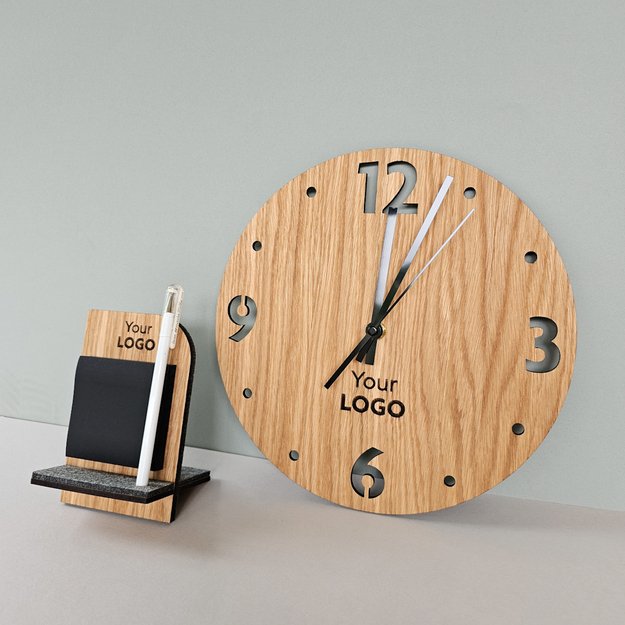 Dovanų rinkinys „Laikrodis + Stovelis užrašams. Nr. 1“ 1