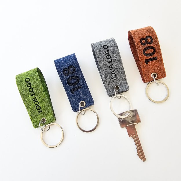 Raktų pakabukas viešbučiams iš veltinio. Nr. 4 14