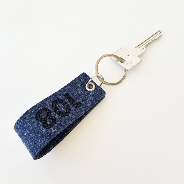 Raktų pakabukas viešbučiams iš veltinio. Nr. 4 6