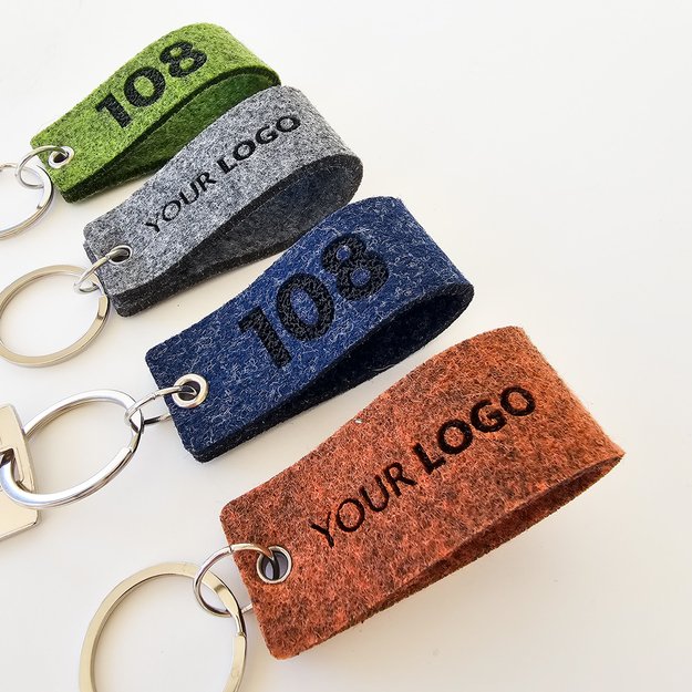 Raktų pakabukas viešbučiams iš veltinio. Nr. 4 12