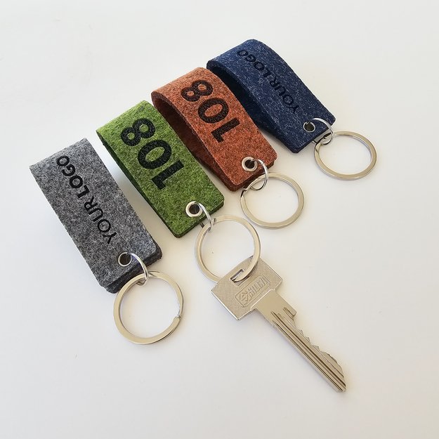 Raktų pakabukas viešbučiams iš veltinio. Nr. 4 16