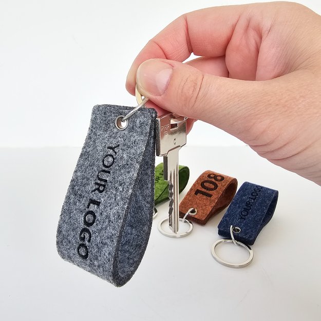 Raktų pakabukas viešbučiams iš veltinio. Nr. 4 3