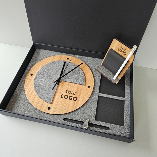 Dovanų rinkinys „Laikrodis + Stovelis užrašams. Nr. 2“ 9