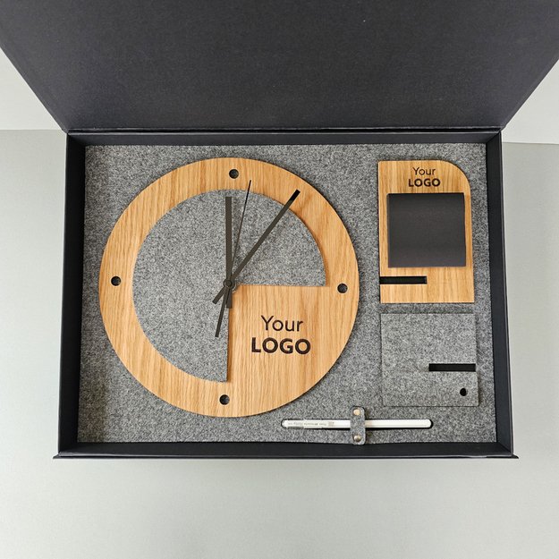 Dovanų rinkinys „Laikrodis + Stovelis užrašams. Nr. 2“ 7