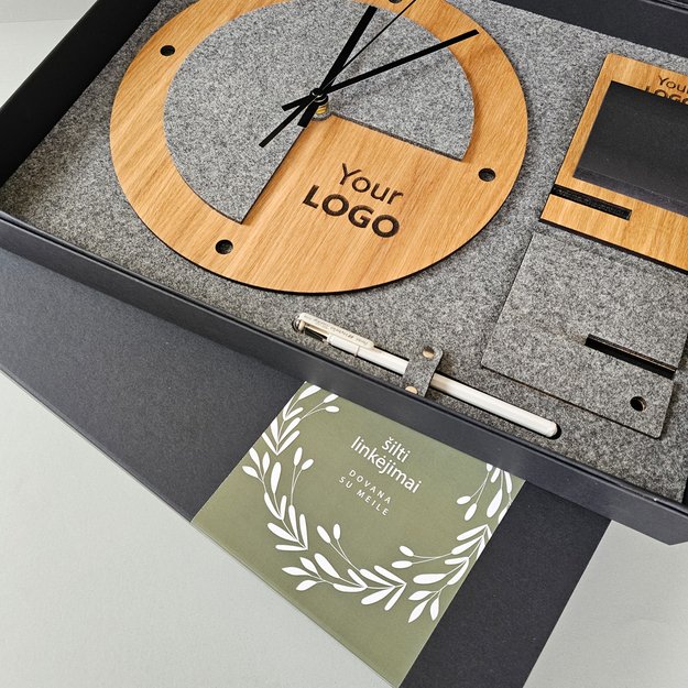 Dovanų rinkinys „Laikrodis + Stovelis užrašams. Nr. 2“ 8