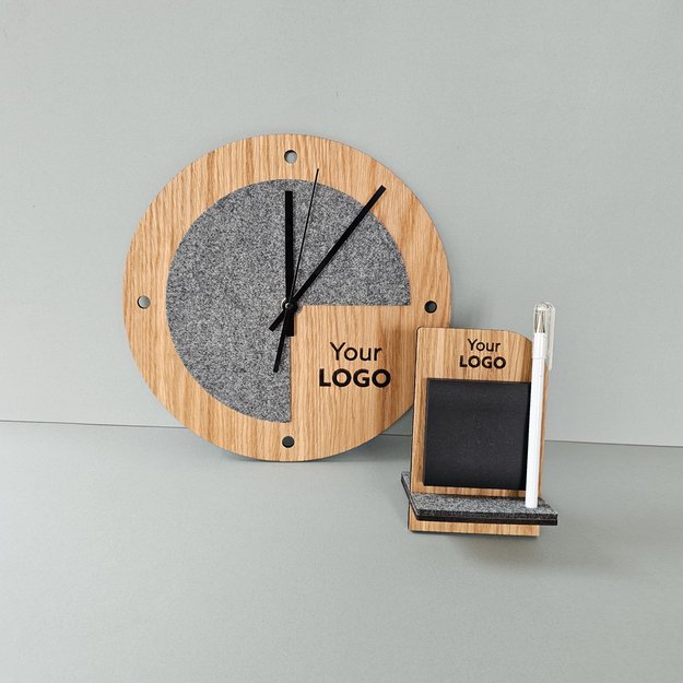 Dovanų rinkinys „Laikrodis + Stovelis užrašams. Nr. 2“ 10