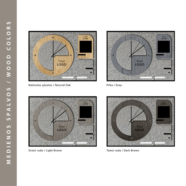 Dovanų rinkinys „Laikrodis + Stovelis užrašams. Nr. 2“ 3