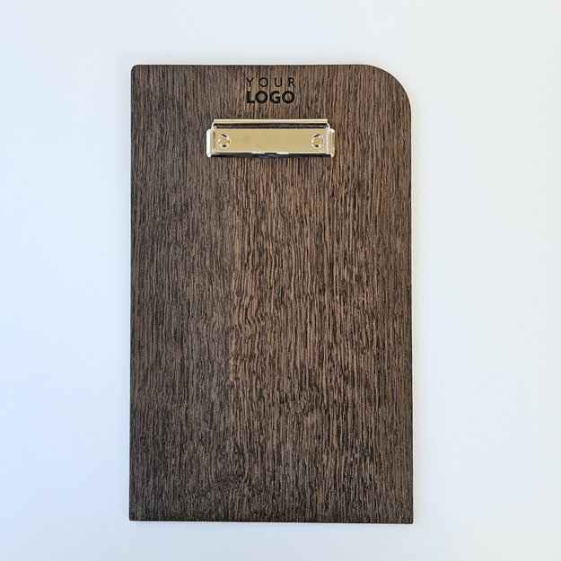 Medinis meniu laikiklis su metaliniu spaustuku, A5 ir A4 formato. Nr. 11 1