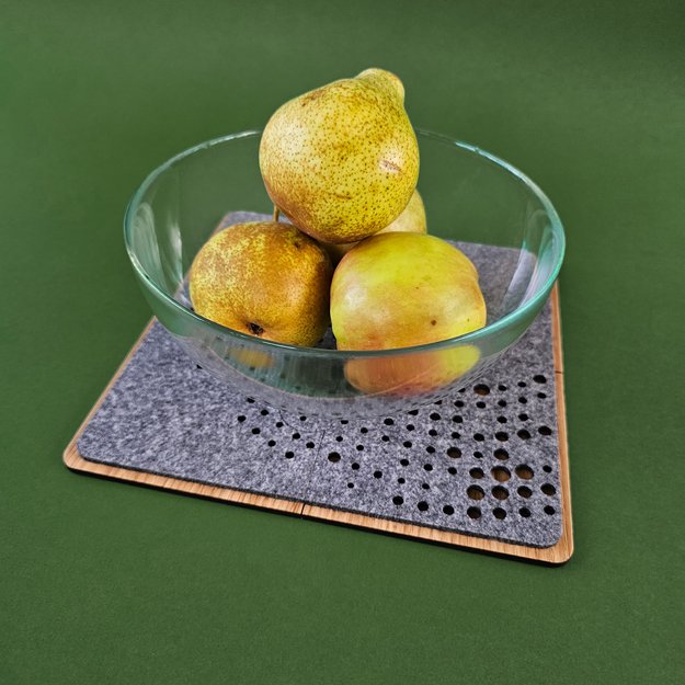 Coasters "Puzzle bubles" for tea/coffee cups. Set of 4 5