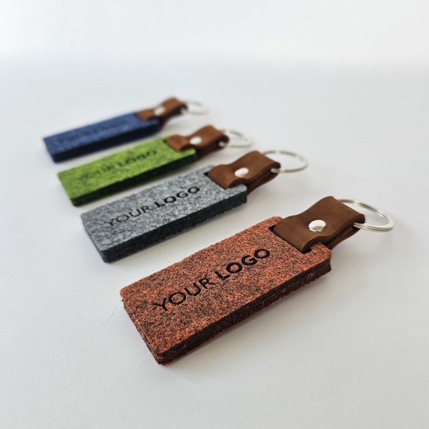 Raktų pakabukas viešbučiams iš veltinio. Nr. 1 15