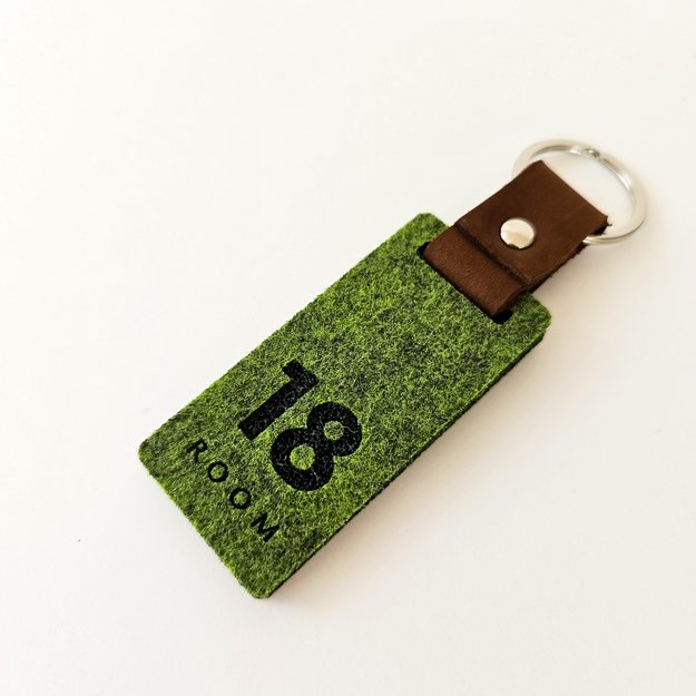 Raktų pakabukas viešbučiams iš veltinio. Nr. 1 6