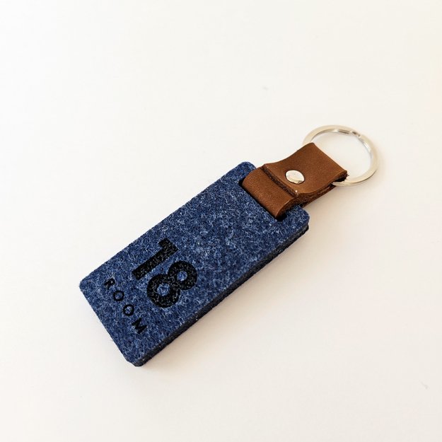 Raktų pakabukas viešbučiams iš veltinio. Nr. 1 4