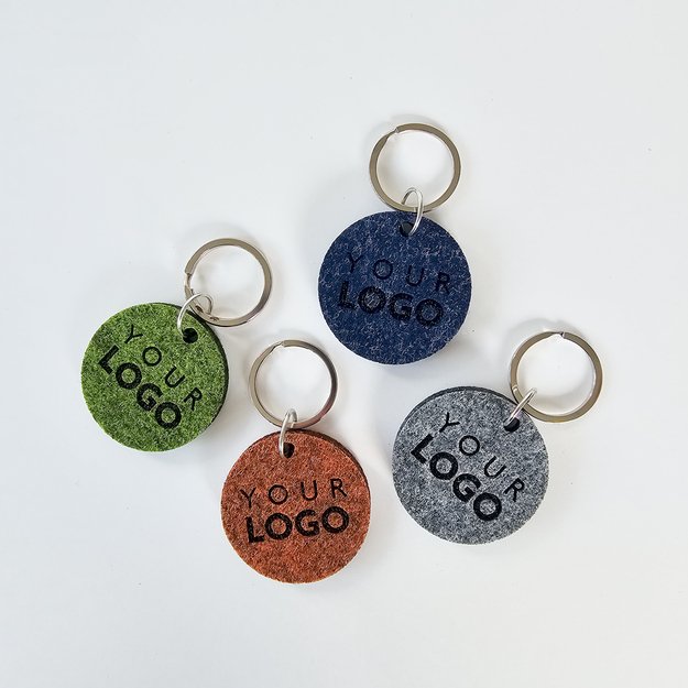 Raktų pakabukas viešbučiams iš veltinio. Nr. 2