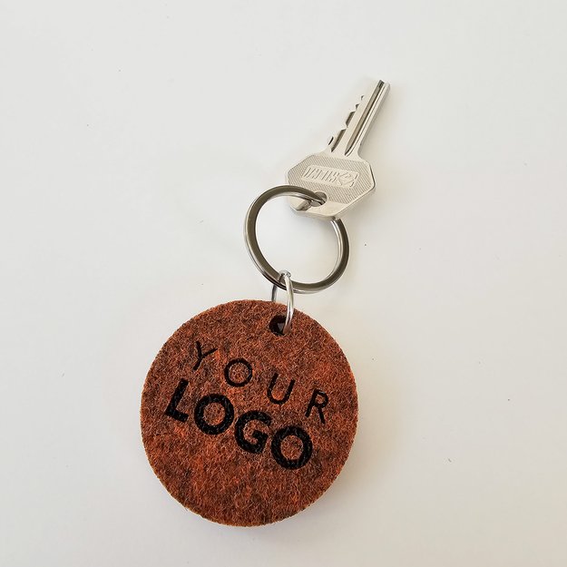 Raktų pakabukas viešbučiams iš veltinio. Nr. 2 7