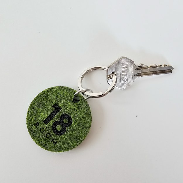 Raktų pakabukas viešbučiams iš veltinio. Nr. 2 11