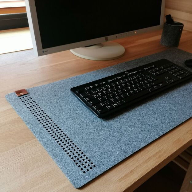 Desk pad for computer, keyboard. Various colours