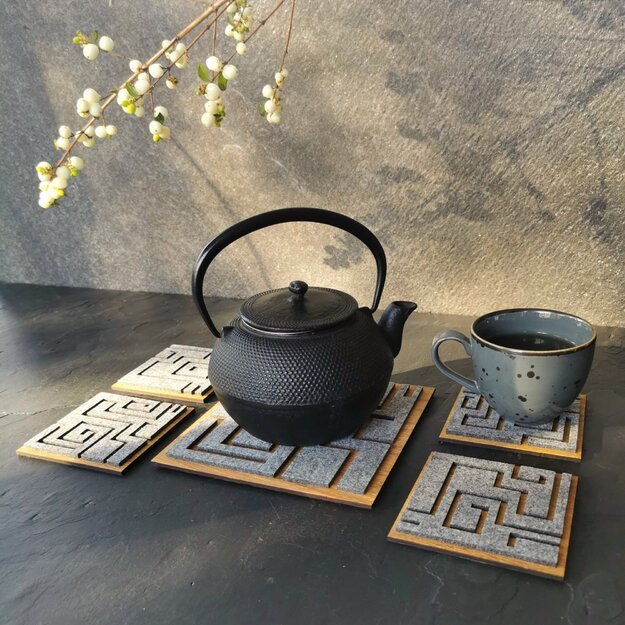 Pavasarinis dovanų rinkinys namams su arbata